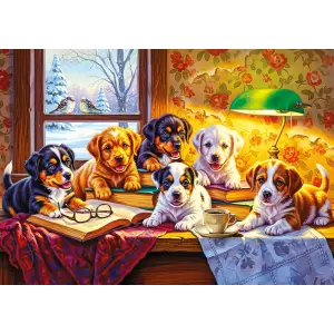 20091 500parca Little Paws Poster