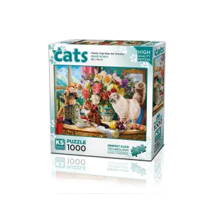 20794 Image World Family Cats Near The Window 1000 Copy