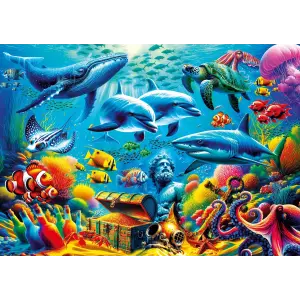 20825 1000parca Treasure Under The Sea Poster
