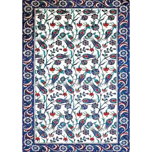 20844 1000parca Ottoman Tulip Tiles Poster