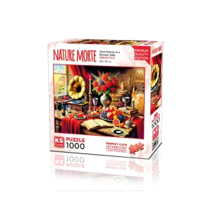 20846 1000parca Silent Melody On A Baroque Table Zeminsiz