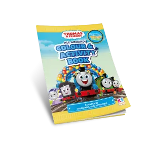 14503 Thomas And Friends Color And Activity Mockup Arka Plansiz