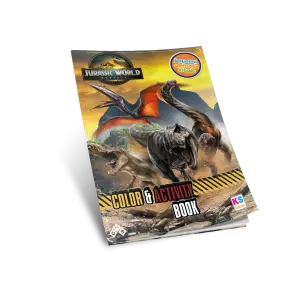 14607 Jurassicworld Boyama Ve Aktivite Kitabi Mockup Arka Plansiz