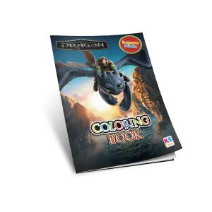 14705 Howtotrainyourdragon Boyama Kitabi Arka Plansiz