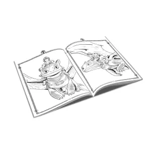 14705 Howtotrainyourdragon Boyama Kitabi Int