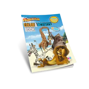 14907 Madagascar Boyama Ve Aktivite Kitabi Arka Plansiz