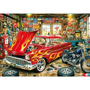 20104 500 Parca Classic Garage Life Poster