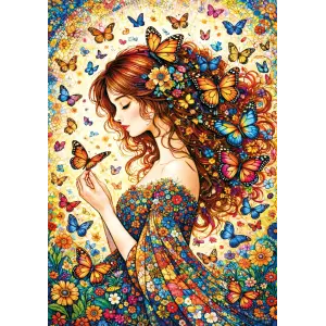 20106 500 Parca Queen Of Butterlies Poster