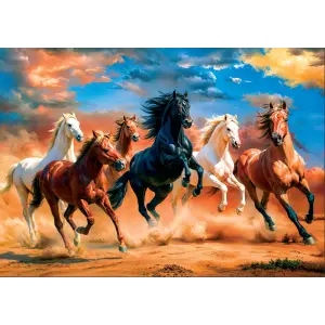 20876 1000 Parca Thunder Of Horses Poster