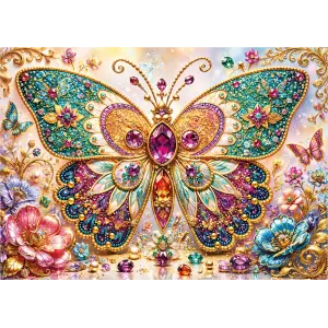 20889 Golden Butterfly Poster