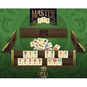 25322 Master Elegance Ahsap Okey Poster