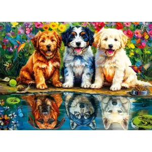 31503 Fearlass Puppies Poster