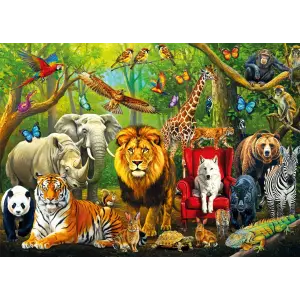 31504 Forest Animals 100 Parca Poster