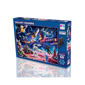 31757 50 Parca Galaxy Raiders Lisanssiz Puzzle