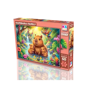 31758 50 Parca Kapibara Family Lisanssiz Puzzle