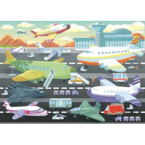 32707 24 Parca The Airline Runway Poster