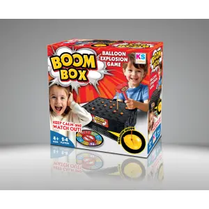 Boom Box Eng Kutu Mockup Gri