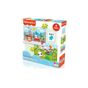 Fp13407 Baby Puzzle City Fun And Picnic 2in1