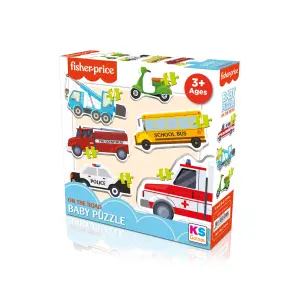 Fp13414 Fisher Price Baby Puzzle On The Road