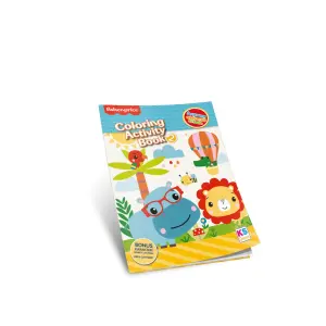 Fp13436 Fisher Price Coloring Activity Book 2 Tr