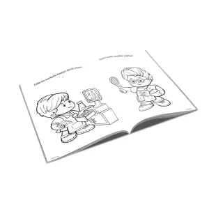 Fp13442 Little People Coloring Activity Book Jobs Int