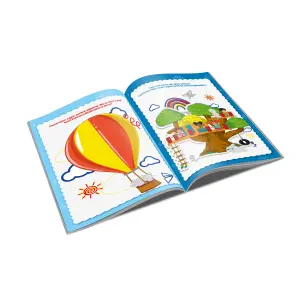 Fp13443 Little People Coloring Sticker Book Int