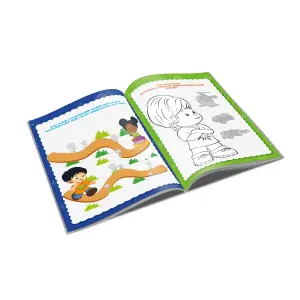 Fp13444 Little People Coloring Sticker Book 2 Int