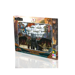 Hd704 Howtotrainyourdragon 24 Parca Frame Puzzle