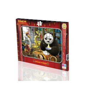 Kp704 1 Kung Fu Panda 24 Parca Frame Puzzle