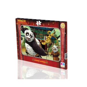 Kp704 Kung Fu Panda 24 Parca Frame Puzzle