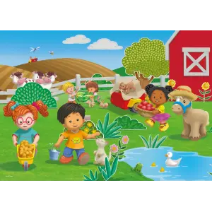 Lp709 Little People 50 Parca Poster