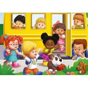 Lp714 Little People 100 Parca Poster