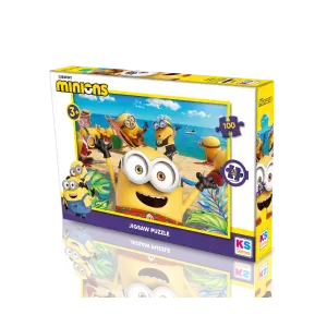Minions 100 Parca Mockup