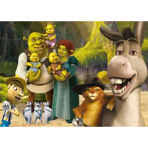 Sh113 Shrek 200 Parca Puzzle Poster