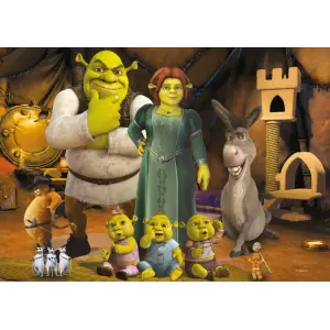 Sh709 Shrek 50 Parca Puzzle Poster