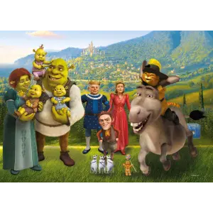 Sh714 Shrek 100 Parca Puzzle Poster