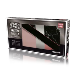 T58 Elegance Glossy Noir Marble Mockup