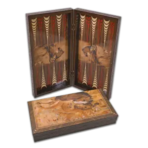 T73 Master Elegance Tavla Atlar Mockup Detay