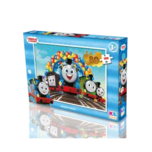 Tf714 Thomas And Friends 100 Parca Puzzle Png