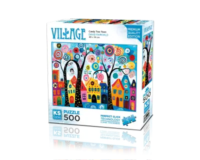 20085 500parca Candy Tree Town Zeminsiz