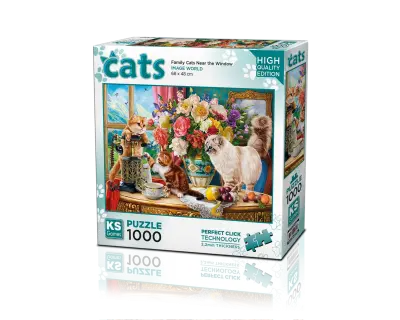 20794 Image World Family Cats Near The Window 1000 Copy
