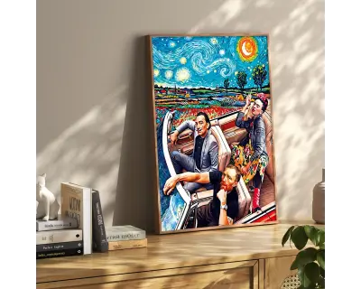 20823 1000parca Starry Night Of Art Interior