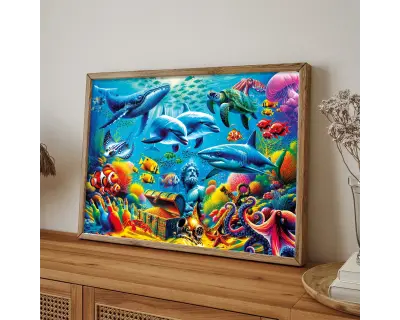 20825 1000parca Treasure Under The Sea Interior