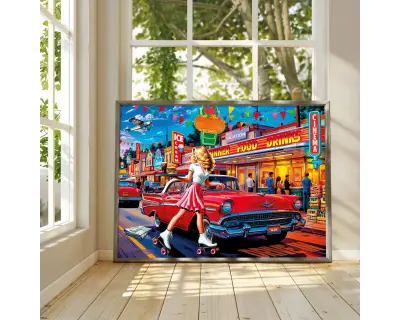 20838 1000parca A Sparkling American Dream Interior
