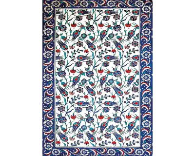 20844 1000parca Ottoman Tulip Tiles Poster