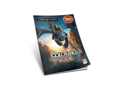 14705 Howtotrainyourdragon Boyama Kitabi Arka Plansiz