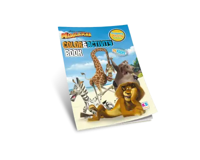 14907 Madagascar Boyama Ve Aktivite Kitabi Arka Plansiz