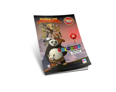 15108 Kungfu Panda Boyama Kitabi Arka Plansiz