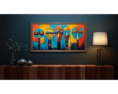 17002 African Masks Interior