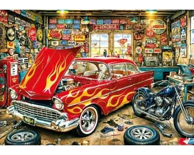 20104 500 Parca Classic Garage Life Poster